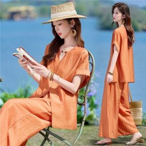 Women's Knit Two-Piece Dress Set
