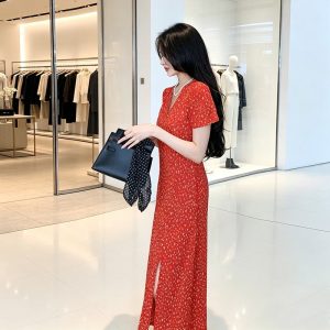 Floral Print Midi Dress